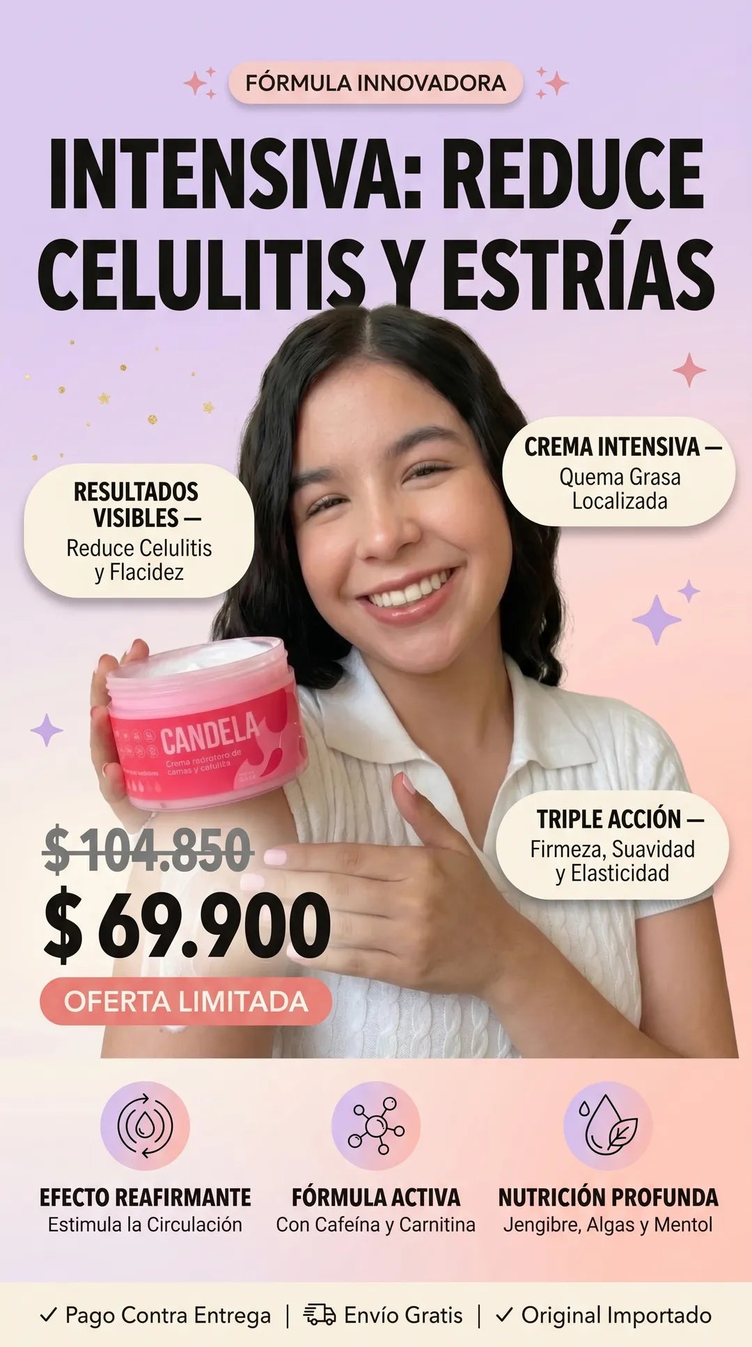 candela crema reductora de estrias