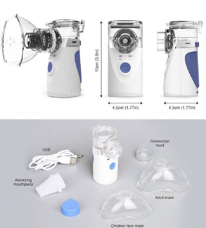 Mini Nebulizador Portátil Niños Adultos