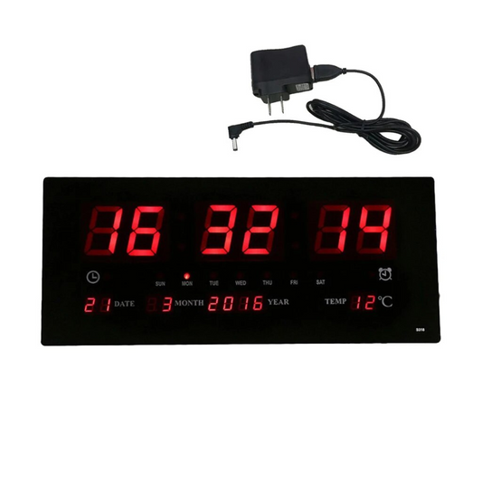 Reloj Led Grande De Pared Mirror Clock