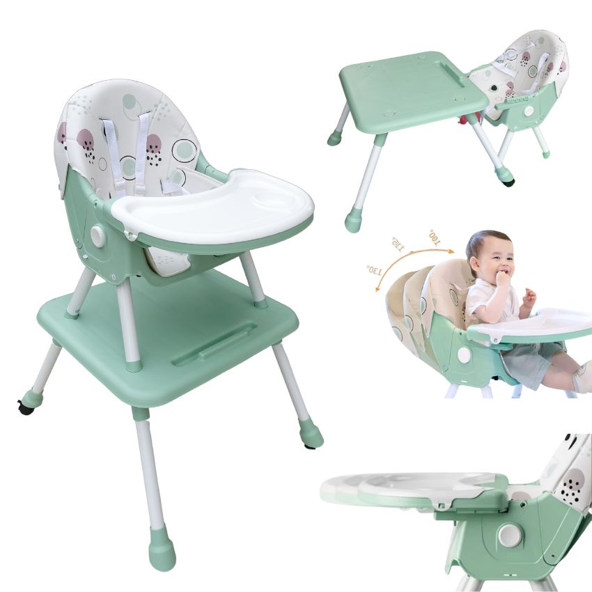 Silla Comedor Bebé 6en1 Con Silla Y Mesa