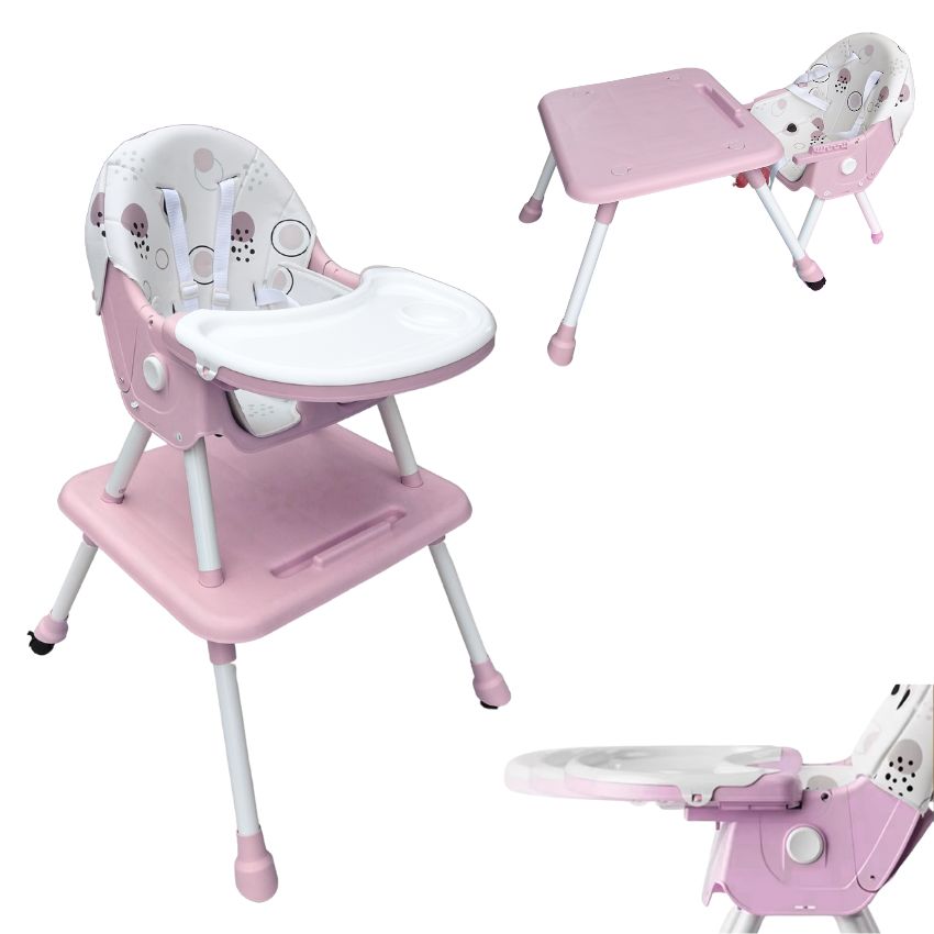 Silla Comedor Bebé 6en1 Con Silla Y Mesa
