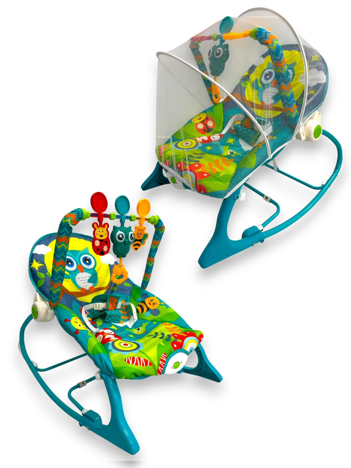 SILLA VIBRADORA Y MECEDORA MUSICAL