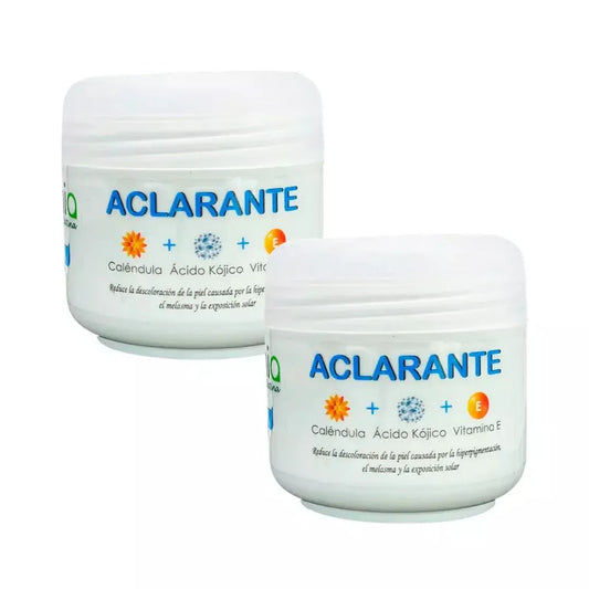Cremas aclarantes x 2 unidades