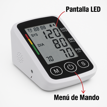 Tensiómetro de Brazo con Voz en Español 4.6 Excelente calidad(56)