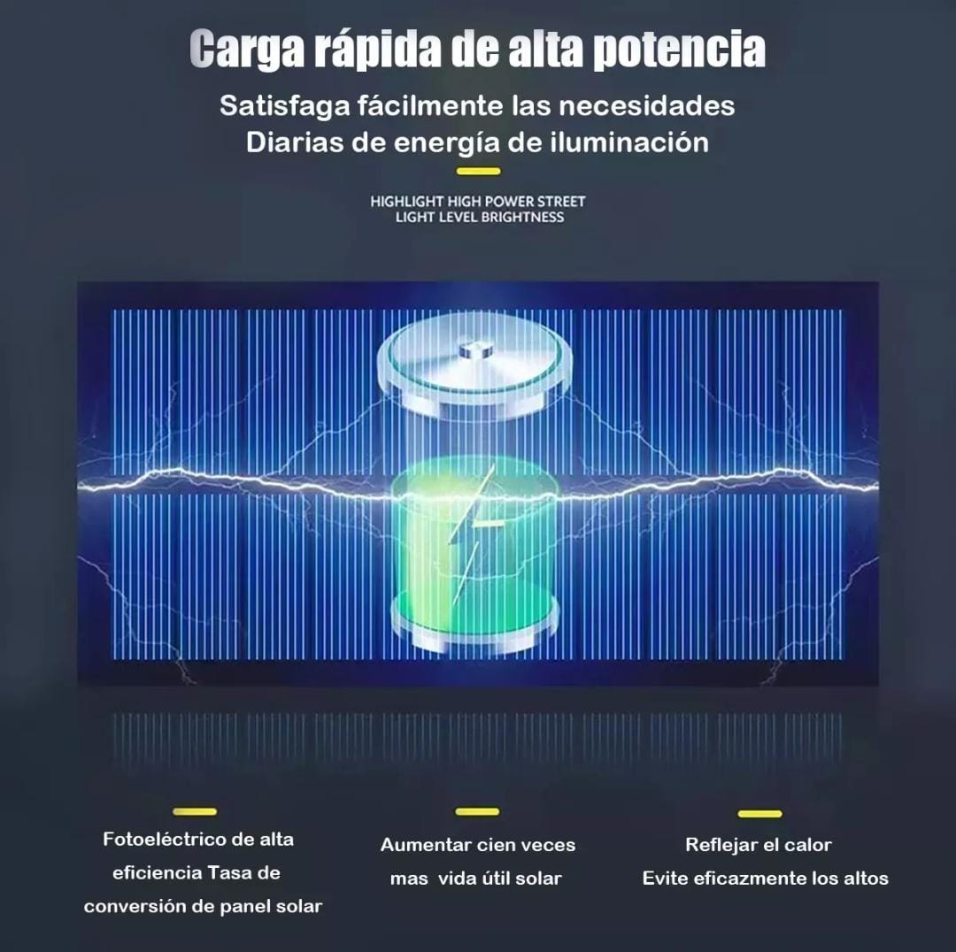 Lámpara Solar Led Giratoria Impermeable