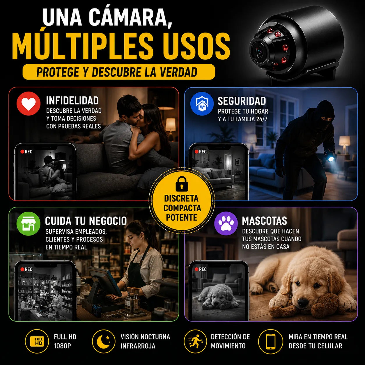 MINI CAMARA ESPIA A9