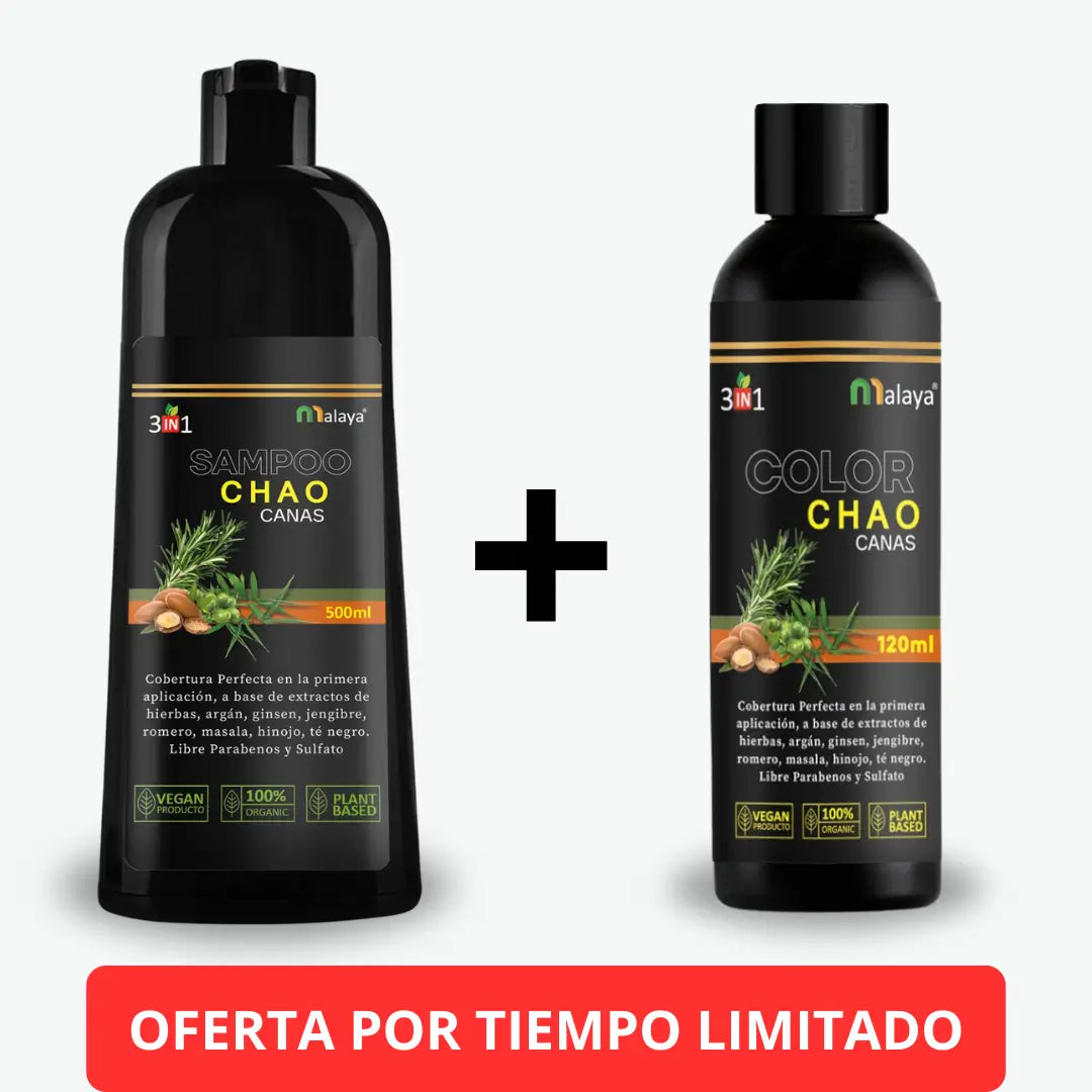 Chao Canas® | Shampoo Cubra Canas 3 in 1 + Tratamiento de Regalo – LQ ...