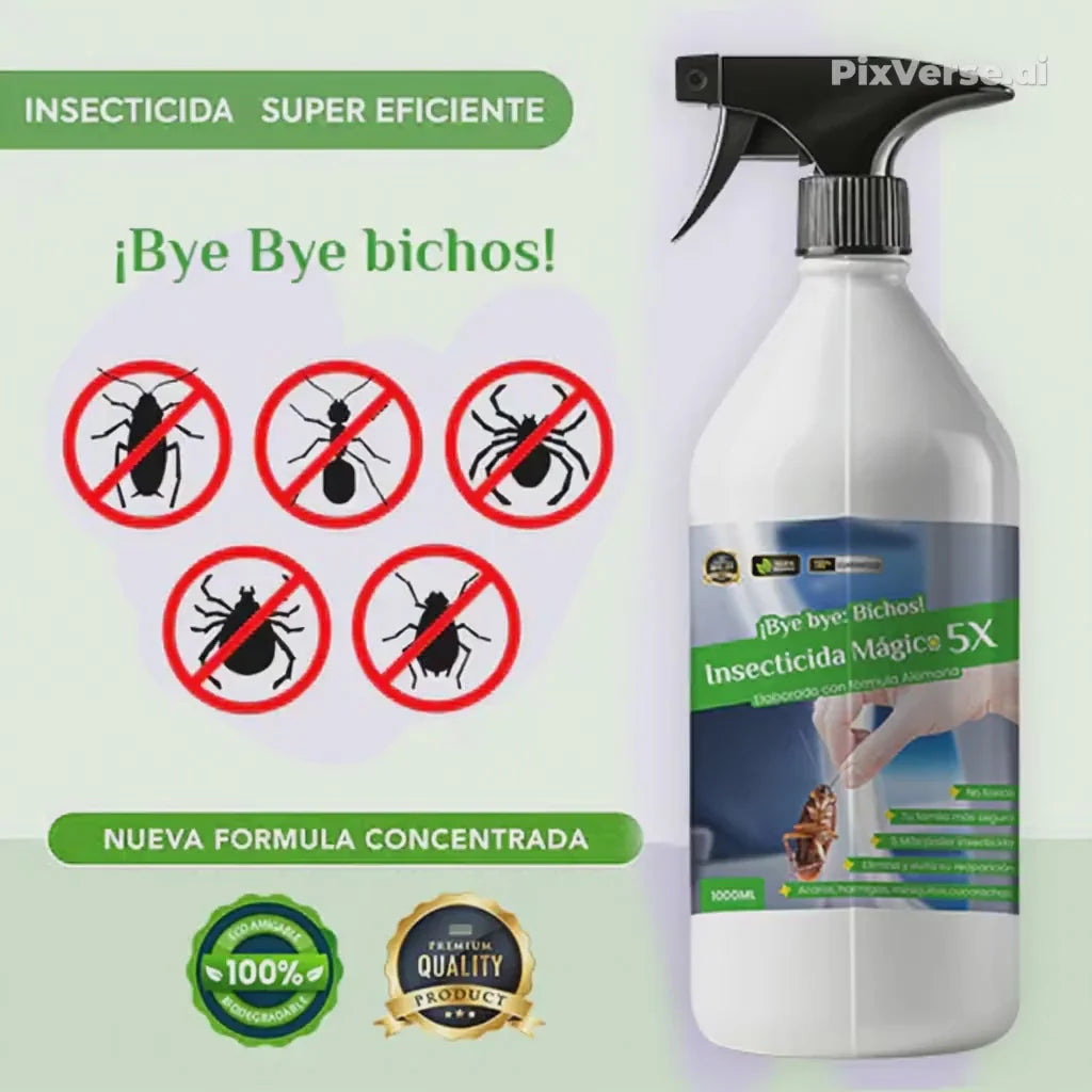 Bye Bye Bichos: Veneno para cucarachas sin olor - Protege tu hogar y libérate de las plagas